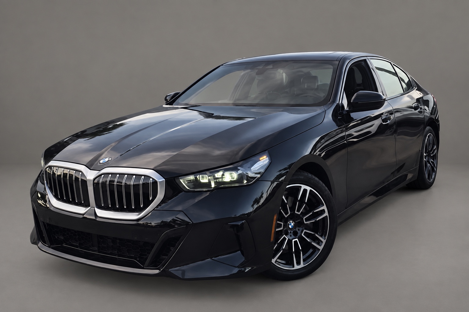 Black 2026 BMW 5 Series, illustrative vehicle image